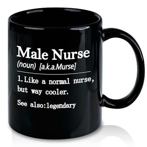 Taza de café para enfermeros hombres 11 oz miniatura 1