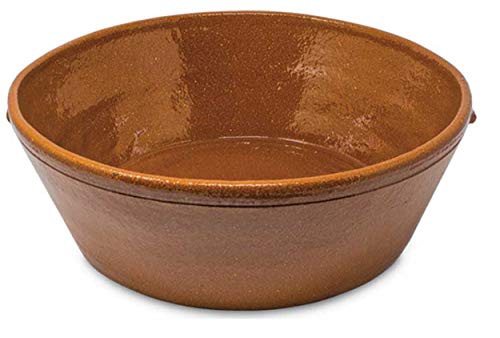 Alecook, cazuela honda de barro refractario 25x17cm alto 12cm Cover