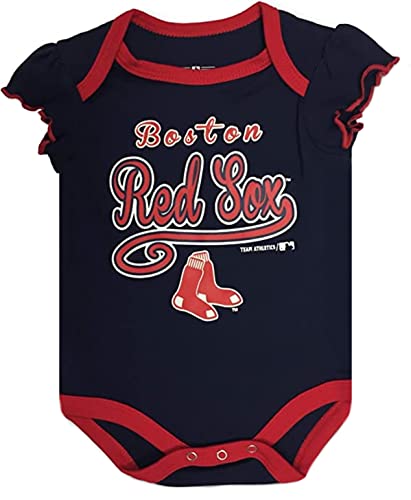 Image of VF Boston Red Sox Girl's Infant Creeper Bodysuit - Navy (Navy, 18 Months)