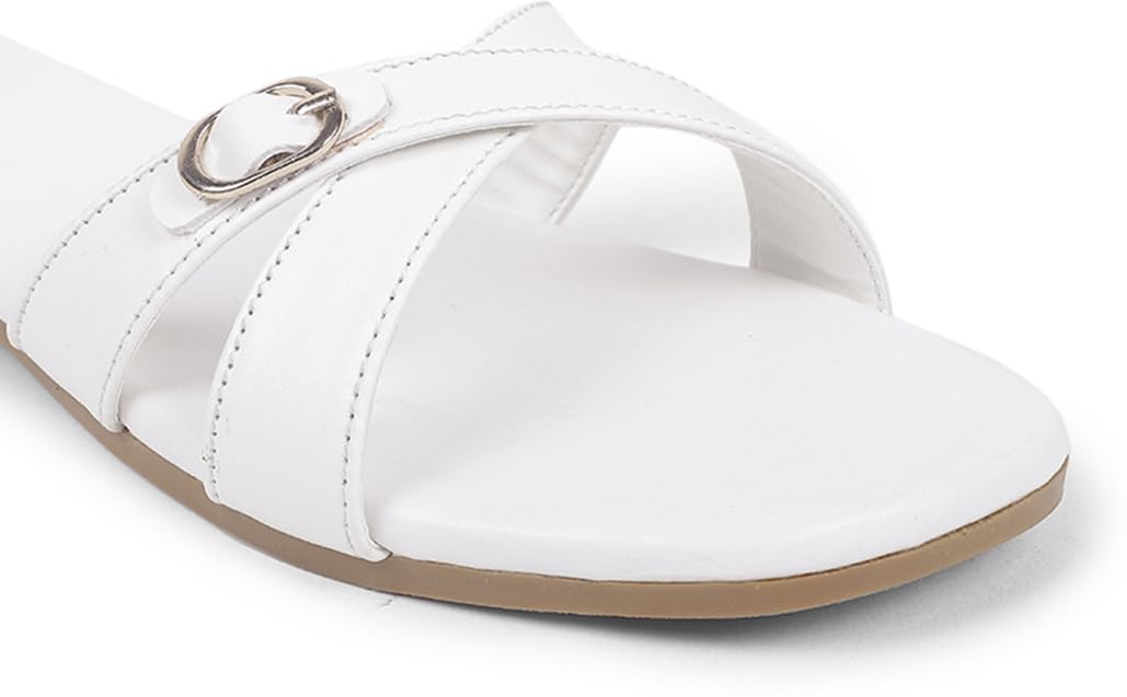 CLOSHO Women Flats – Elegant and Comfortable Slip-On Flats for Office, Casual, and Everyday Wear |Colour-White|Size-4| (B0DBVCXV9H) Amazon Price History, Amazon Price Tracker