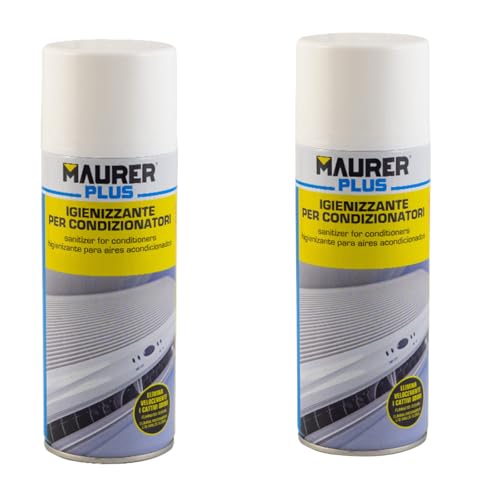MAURER - 2 Pezzi Spray per Condizionatore Igienizzante Climatizzatore Casa Auto