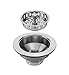 DUO STRAINER FOR KITCHEN SINKS 2806 UNLAQUERED BRASS