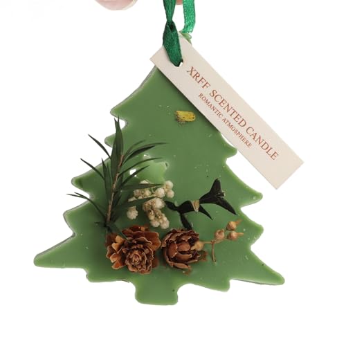 3PCS Sachets de Cera Aromática Floral con Diseño Árbol de Navidad miniatura 6