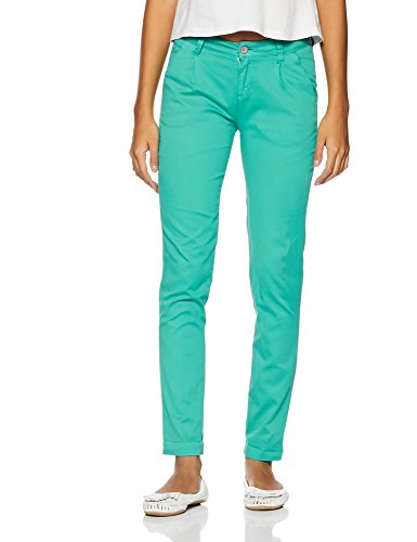 Flying Machine Women's Tapered Cotton Pants