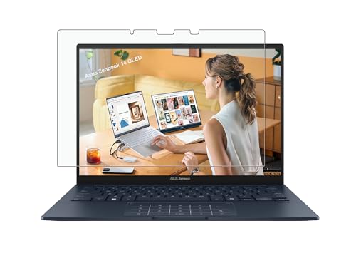 Image of NAXTON 9H Pro+ Unbreakable Screen Guard for Asus Zenbook 14 OLED (14 Inch LAPTOP) [Scratch Free] [Residue Free] [Smooth Touch] Provides 10x times extra Safety to the Screen and Keeps Eyes Healthy.