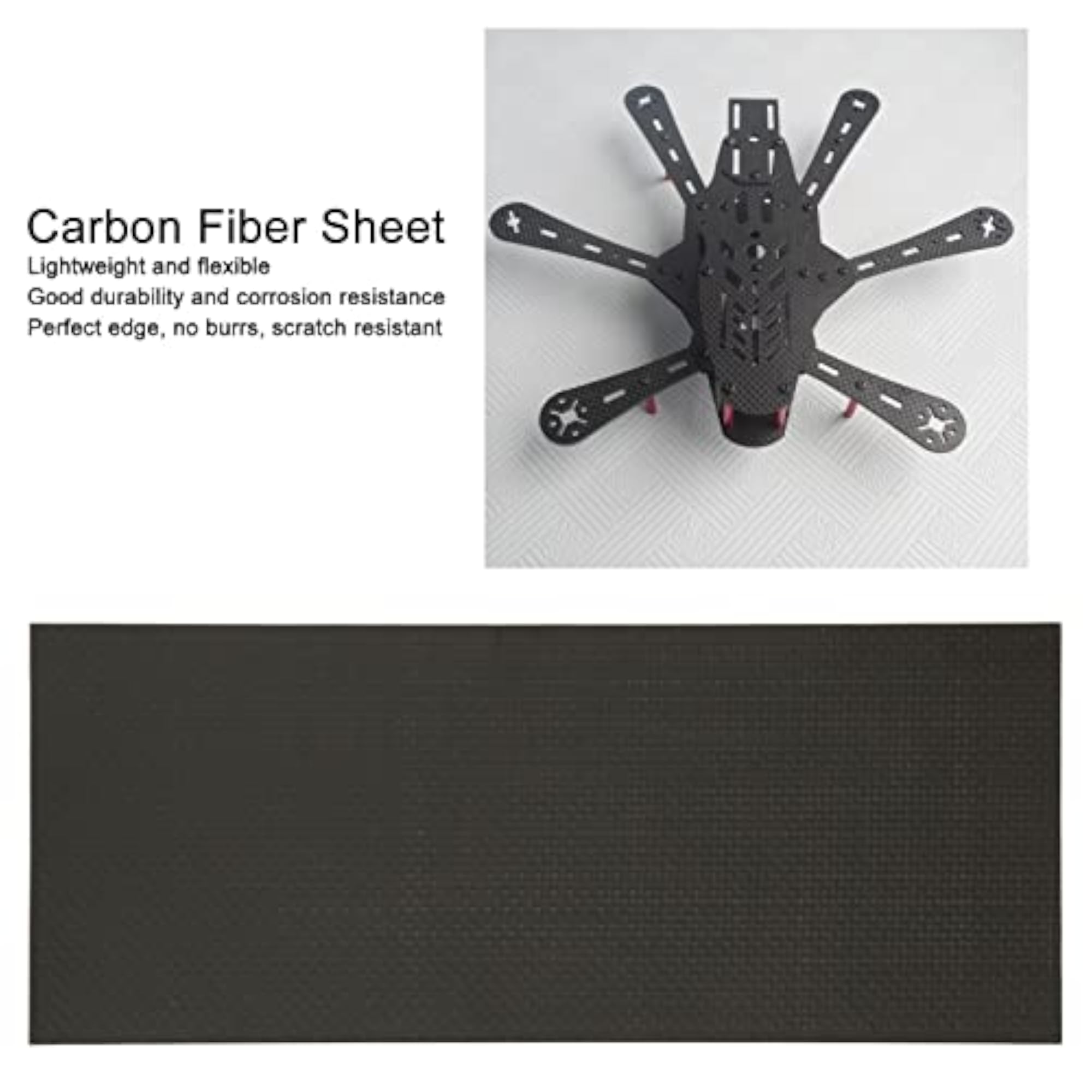 Pure Carbon Fiber Board Lightweight Plate