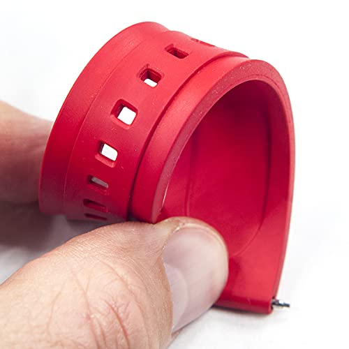Image of StrapHabit Quick Release Rubber Watch Strap Band FKM 20mm 22mm 24mm