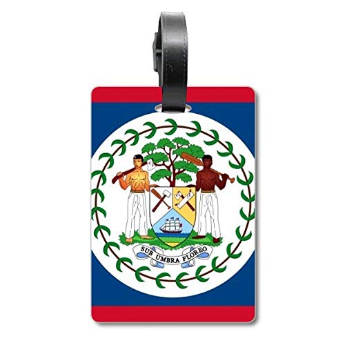 Étiquette de valise Belize drapeau américain pour identifier rapidement un bagage perdu