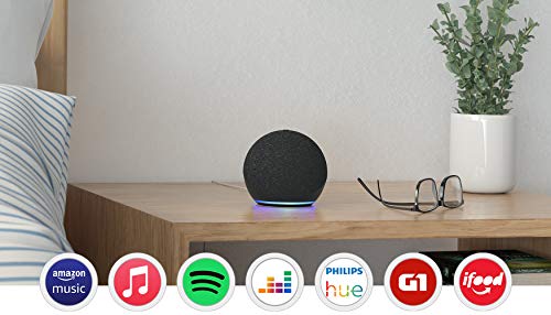 Novo Echo Dot (4ª Geração): Smart Speaker com Alexa - Cor Preta