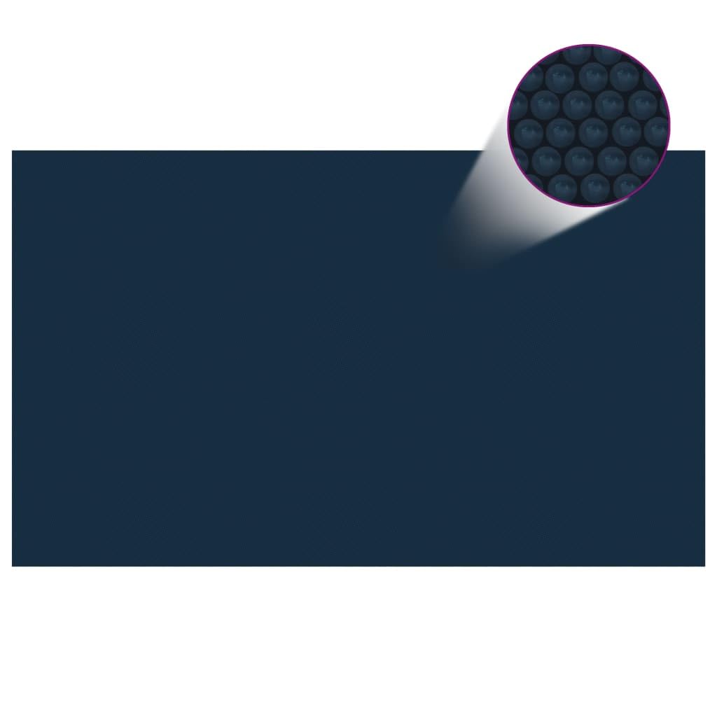 Home & Garden Artikel - Schwimmende PE-Solarfolie 500x300 cm schwarz und blau