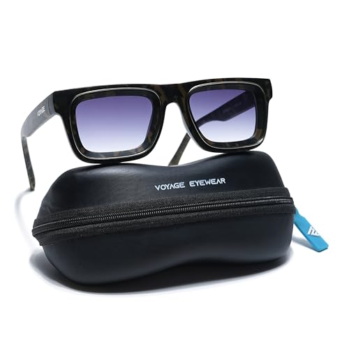 Image of Voyage UV Protected Square Sunglasses for Men & Women