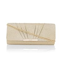 Lavie Women’s Framed Foldover Clutch | Detachable Chain Sling Strap | Ladies Purse Wallet