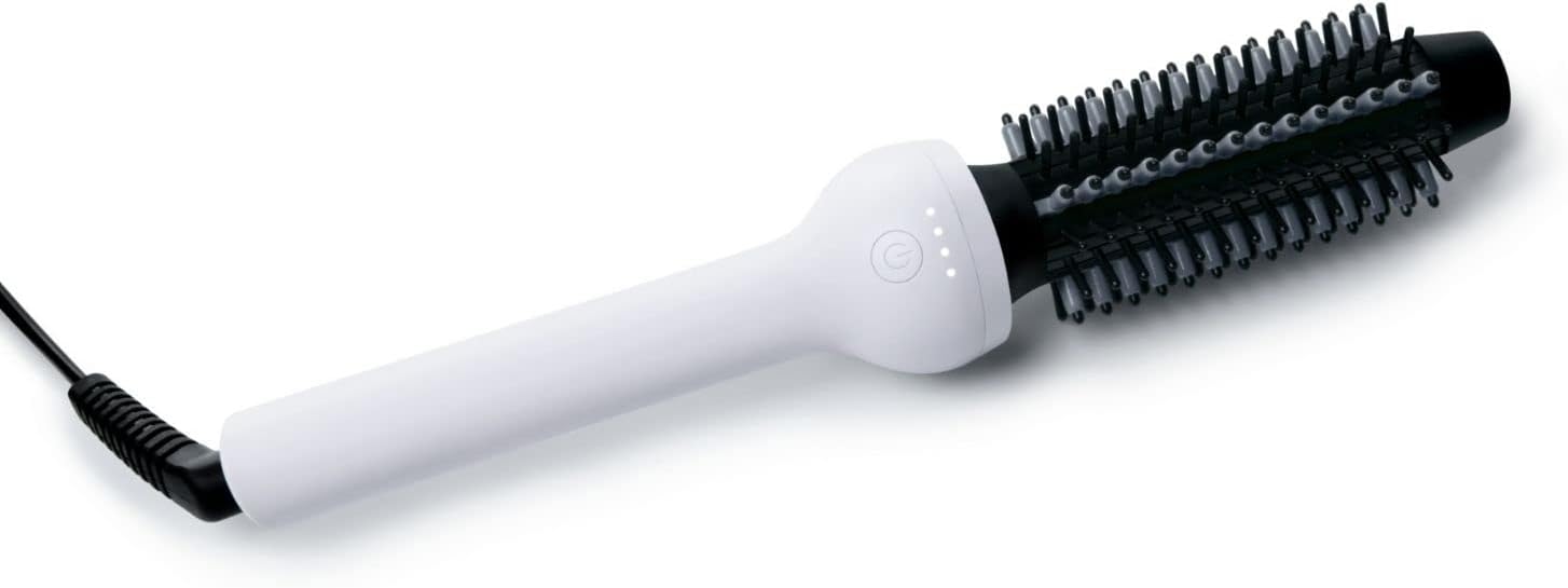 InStyler Freestyle 1” Ionic Ceramic Styler Round Hair Brush - Straighten, Wave or Curl Hair with Ionic Tip Barrel & Ceramic Heated Bristles - Helps Reduce Frizz for Easy Styling