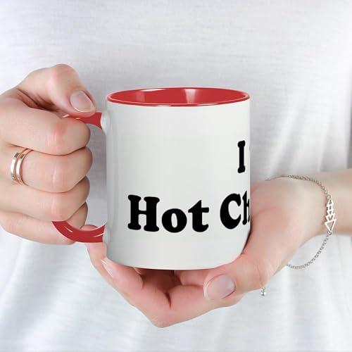Taza de cerámica 11 oz I Love Hot Chocolate miniatura 5