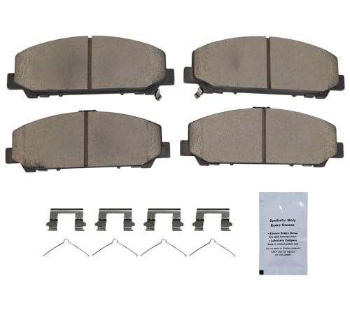 Image of HUSCH D1509 Front Ceramic Brake Pads Kit Fit For INFINITI QX56 2006-2013, For Nissan Armada 2007-2015