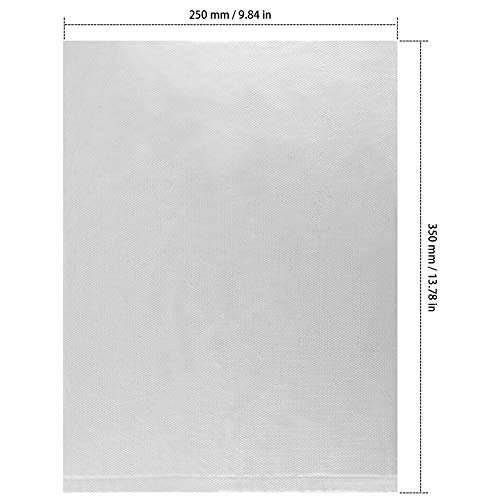 Image of 1000 Count 10 x 14 Inches Plastic Produce Bags, Clear Plastic Produce Bag Roll for Bread, Fruits, Vegetable, Kitchen, 500 Bags x 2 Rolls