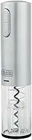 BLACK+DECKER Abridor de Vinho Inox Gourmand Gris a Bateria, Carregamento via USB, Modelo W10