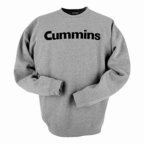Dodge Cummins Printed Gray Truck Diesel Gear Crew Neck Sweatshirt (Small)