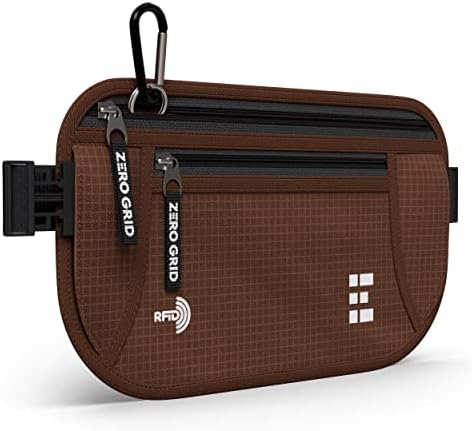 RFID Shielded Money Belt - Travel Passport Pouch