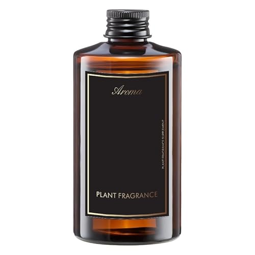 CHDGSJ Olio diffusore Hotel Collection, 250 ml (8,45 oz) Oli Essenziali per aromaterapia, Olio profumato di Lunga Durata con 5 Bastoncini di giunco, Ideale per deodoranti per Ambienti(Jasmine)