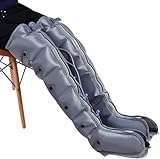 6 Equipo de masajes por presoterapia para casa con Pantalones, 6 cámaras de Aire desactivables, Tiempo y presión fáciles de configurar, Masaje sin interrupciones