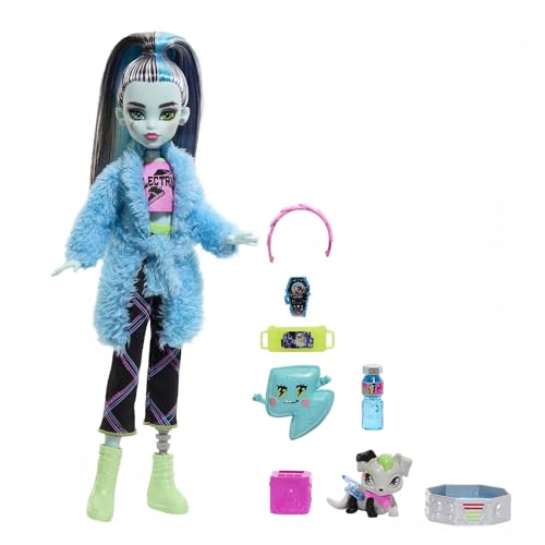 Muñeca Monster High Creepover Party Frankie Stein con Perro miniatura 5