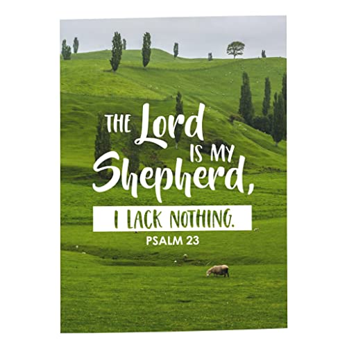 Affiche The Lord Is My Shepherd poster religieux bible et cadre décoratif chrétien spirituel