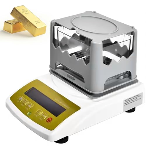 Gold Purity Tester, Precious Metal Densimeter with 0.01g Precision for Jewelry, Bank, Pawn, and Research Lab Use