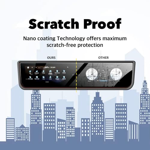 GEAR GUARD - GIVE LIFE TO YOUR DEVICE Film Gear Guard Full Screen Protector For Hyundai 2024 Creta Facelift EX,X,S(O)Car Accessories 8"Inch Infotainment System & 10.25"Inch MID With AC Vent-Clear