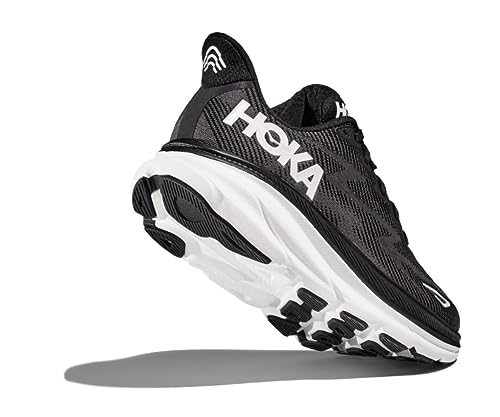 Image of Hoka Men's Clifton 9 Black /White 13 Medium
