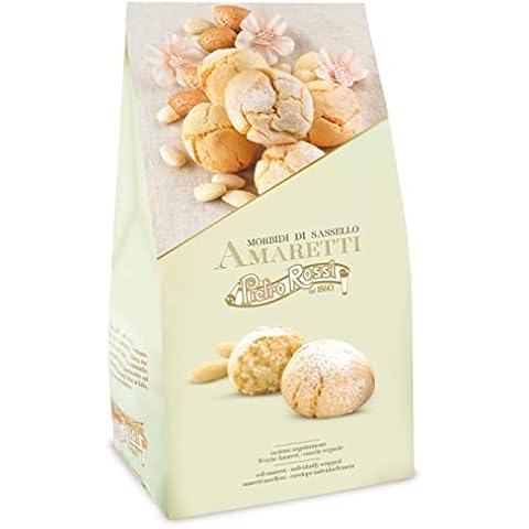 Pietro Rossi Weiche Amaretti (150 g (1er Pack)) | runde weiche italienische Gebäckspezialitäten aus Italien Cover