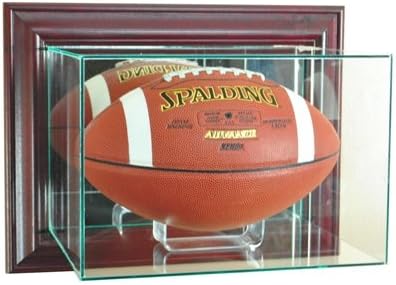 Perfect Cases WMFB-C Wall Mounted Football Display case, Cherry