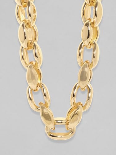 Image of Rubans Demi Fine Stainless Steel Necklace Chain Link Gift for Women & Girls