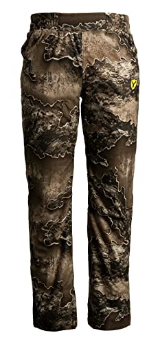 Blocker Outdoors Sola Drencher Women's Lightweight Early Season Breathable Waterproof Rain Camo Hunting Pants (RT Excape, Medium)