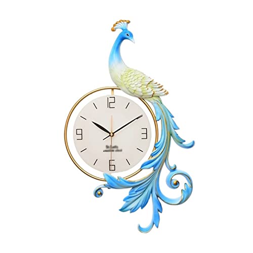 Horloge murale paon sublime pour sublimer le salon de votre maison
