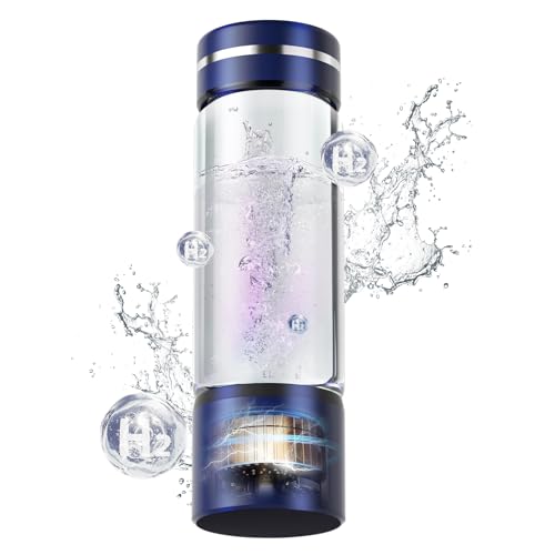 LOZLTX Neue Technologie Wasserstoff Wasserflasche【H2-Konzentration bis zu 2 mal 3 Minuten 】 Wassersto Ffwasser 420 ml【stärkste H2-Aktivität】Hydrogen Water bottle mit 8nmO2-H2-Trenntechnik