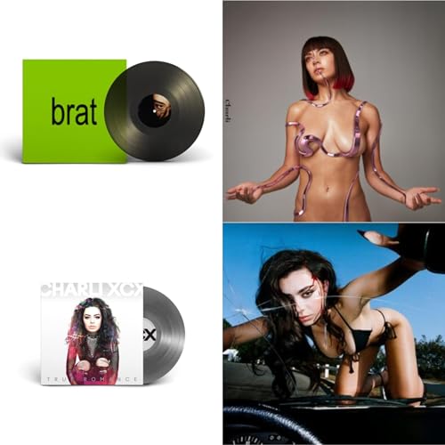 Brat (Black Ice LP Vinyl) & Charli Charli (2LP) & True Romance Original Angels Repress & Crash