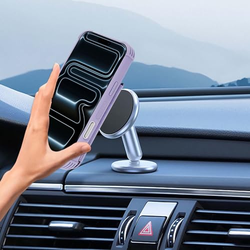 VANAVAGY Compatible for iPhone 17 Pro Max Wallet Case with RFID Blocking Card Holder, [Screen Protector] PU Leather Kickstand Card Slots Magnetic Clasp Shockproof Case for Women Men,Clove Purple by VANAVAGY - Used condition - Image 8