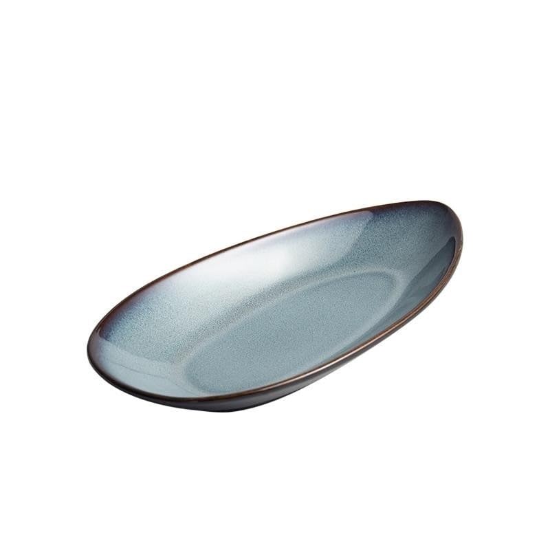 Piatti Cena Piatto di pesce in ceramica Piatto di pesce al vapore for uso domestico Piatto di cibo giapponese Stoviglie for ristoranti Forniture Per Feste(A)