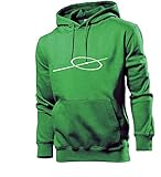 Spielfeldlinie Kreis Mittelkreis Männer Hoodie Sweatshirt Grün 3XL
