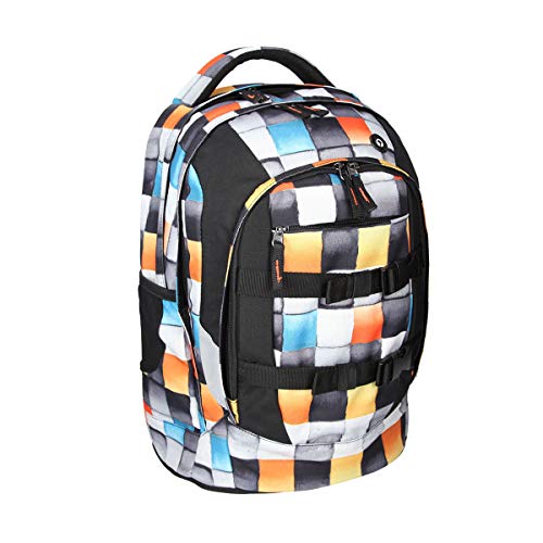 Preisvergleich Produktbild SPIRIT Rucksack Schulrucksack Laptopfach Schoolbag Schultasche große Kapazität Reisetasche Jungen Mädchen Urban 11