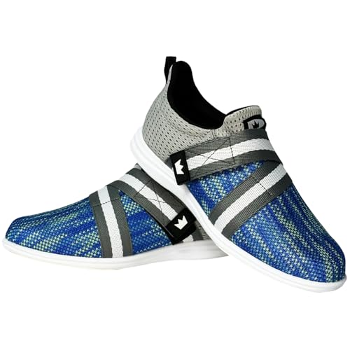 Brunswick Versa Womens Bowling Shoes - Blue/Silver4