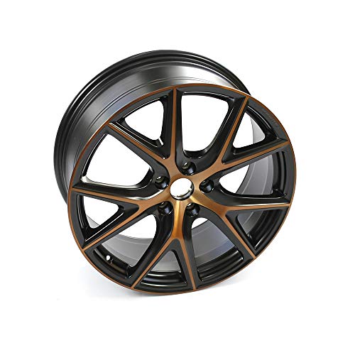 Seat 575601025ANXEB Aluminiumfelge 19 Zoll Tuning Leichtmetallfelge Sport Felge Schwarz/Kupfer Cupra R Design, Mittel