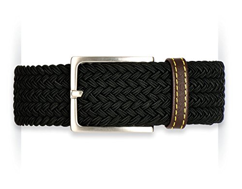 Ceinture tressée élastique homme femme pantalon jean stretch fabriqué en France