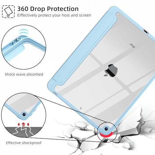 Étui teckel iPad 10e/11e génération coque rigide transparente avec porte-crayon - 7
