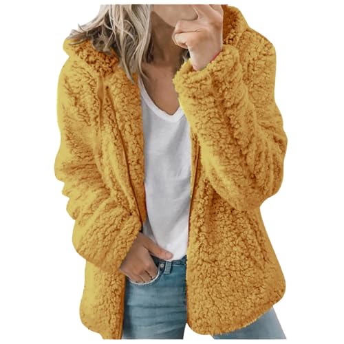 Veste Polaire Femme Manteau Fourrure Capuche D Hiver Sweat a Winter Jacket Women Sweatshirts Chaud Sweet Automne Zippée Chaude Sweats À Chic Et De Travail...
