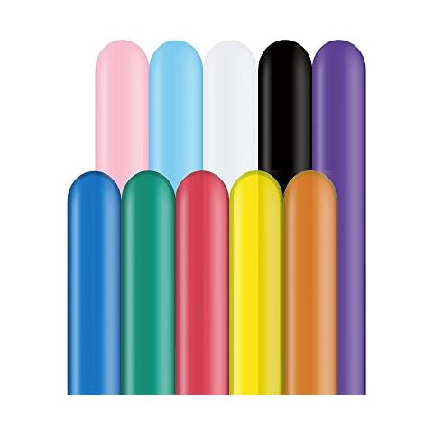 Qualatex 260 Balloons (100/bag) Assorted Colours Cover