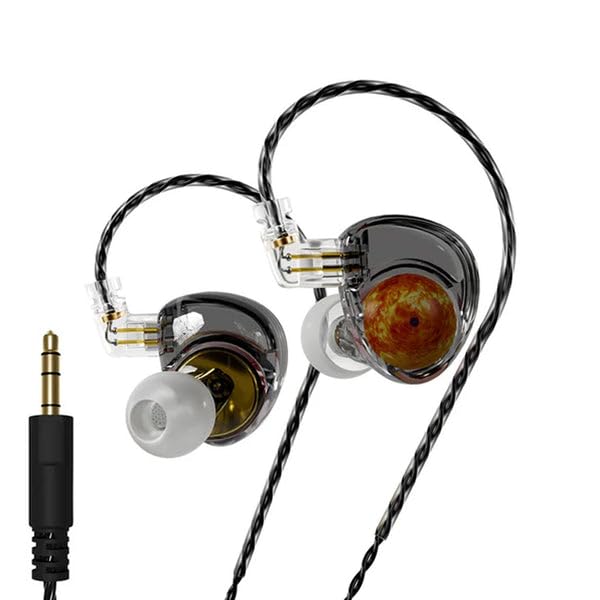 Image of Concept Kart ND Planet in-Ear Monitor, 12mm Dynamic Driver Beryllium-Plated Wired IEM with 3.5mm Jack, Harman Curve Tuning, 0.78mm 2Pin Gold-Plated Connector, Detachable 4-Core OFC Cable