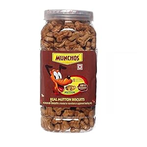 MUNCHOS Real Mutton Dog Biscuits 500 g