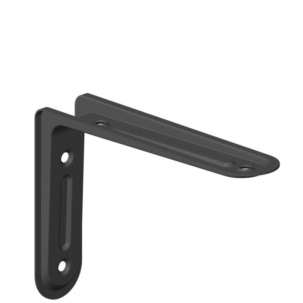 Amazon | スガツネ工業 棚受 10910型 ブラック 10910-00001 | 棚受